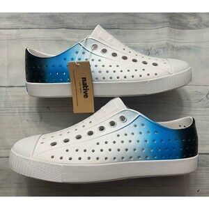 NEW! NWT Blue Ombré Native Natives Jefferson Shoes, Size Men’s 5, Women’s 7